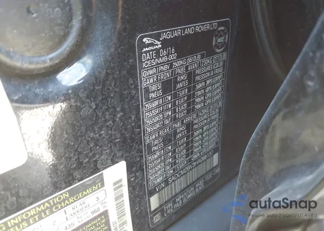 2017 Jaguar F-Pace S из США, поврежденный, VIN SADCM2BV3HA066137